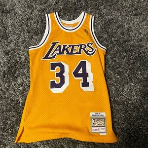 Gold Shaq Jersey